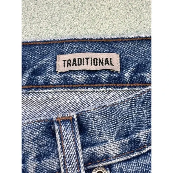 Harley-Davidson Mens Traditional Fit Straight Leg Blue Denim Jeans 34x34 - Picture 8 of 11